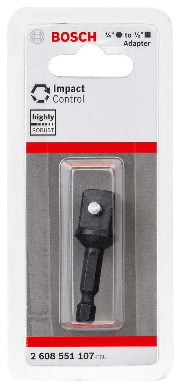 Adapter Bosch 2608551107; 1/4''-1/2''; 50 mm