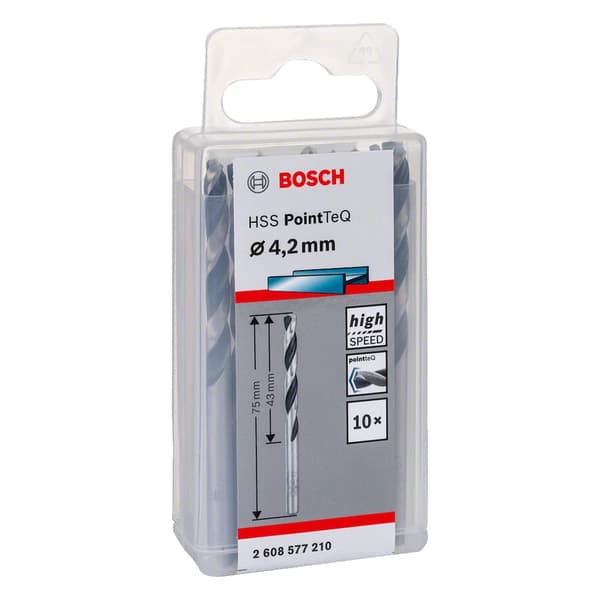 Metalbor Bosch PointTeQ; 4,2x75 mm; 10 stk.