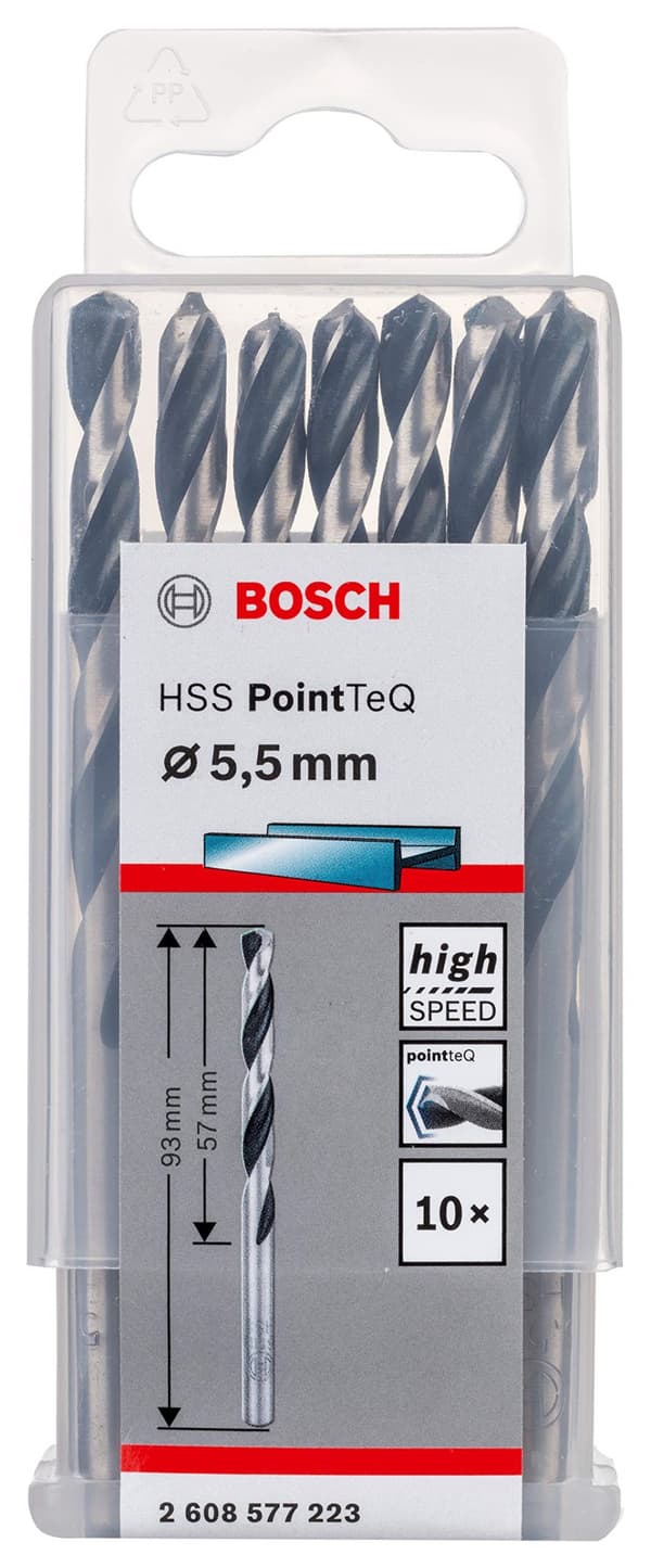 Metalbor Bosch PointTeQ; 5,5x93 mm; 10 stk.