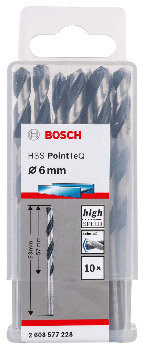 Metalbor Bosch PointTeQ; 6x93 mm; 10 stk.