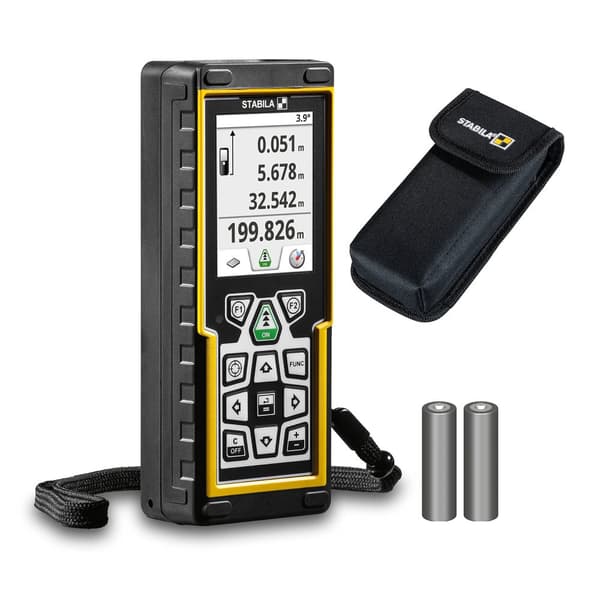 Laserafstandsmåler Stabila LD 520 Sort, Gul