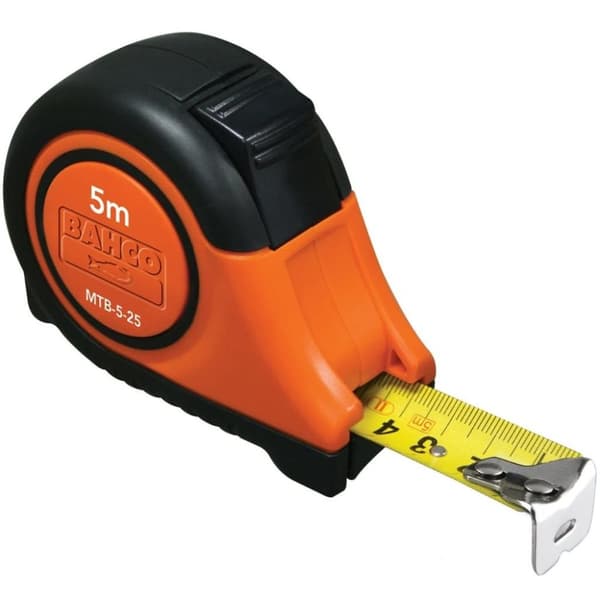 Målebånd Bahco MTB-5-25-M; 5 m