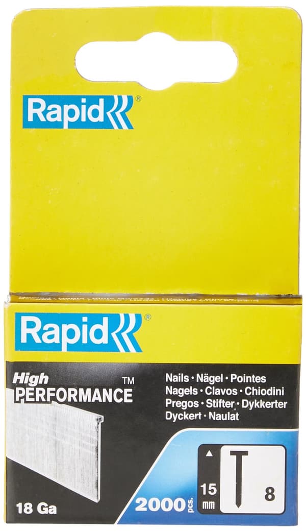 Søm Rapid 5000811; 15 mm; 2000 stk.; TYPE 8