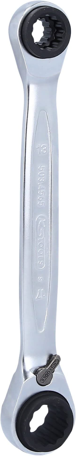 Ratchetnøgle KS Tools 4in1; 10x19mm; 13x17mm