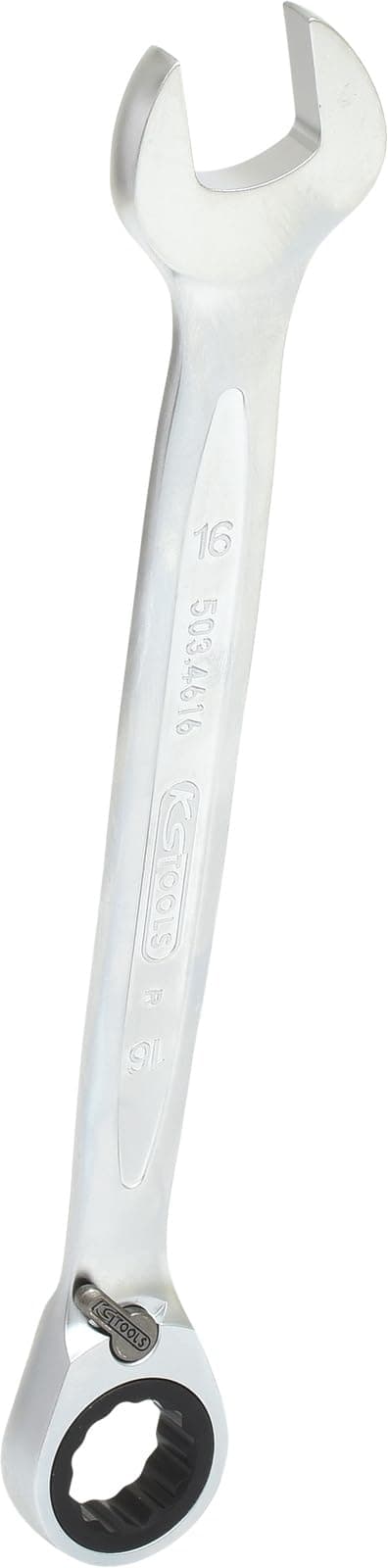 Skruenøgle med skralde KS Tools Gear+; 16 mm