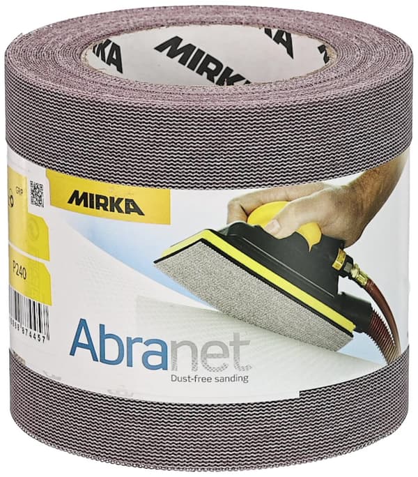 Slibemask rulle Mirka Abranet 545BY001253R; 115mmx10m; P240