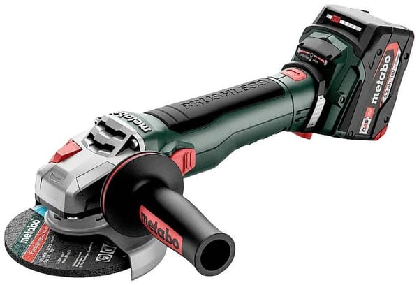 Vinkelsliber Metabo WB 18 LT BL 11-125 Quick; 18 V; 2x5,2 Ah batt.