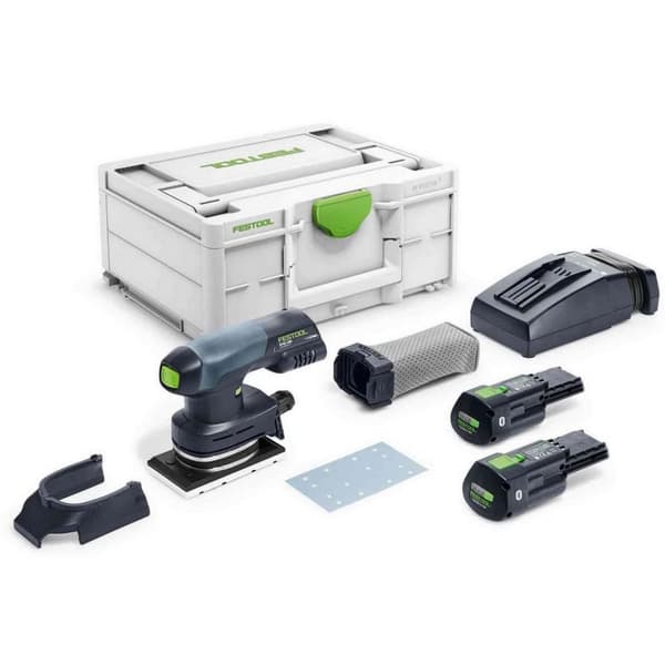 Rystepudser Festool Rutscher RTSC 400 3,0 I-Plus 18 V; 2x3,0 Ah batt.