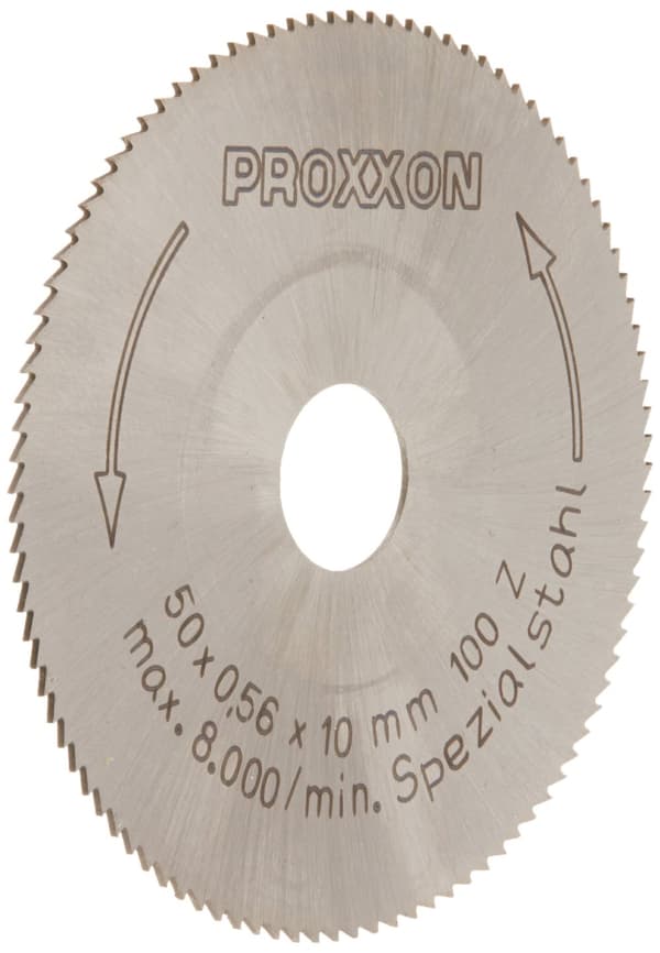 Rundsavklinge Proxxon; 50x0,5x10,0 mm; Z100
