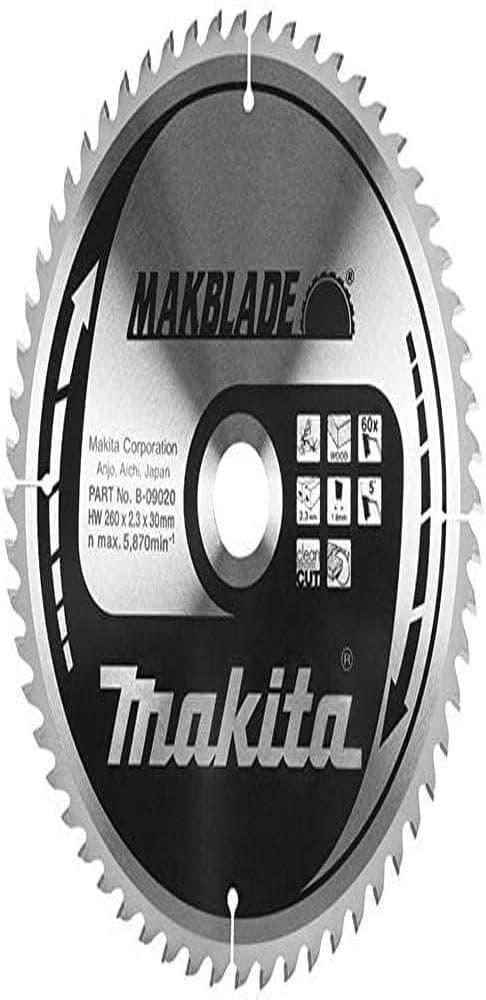 Rundsavsklinge til træ Makita MAKBLADE; 255x1,8x30,0 mm; Z32; 5°