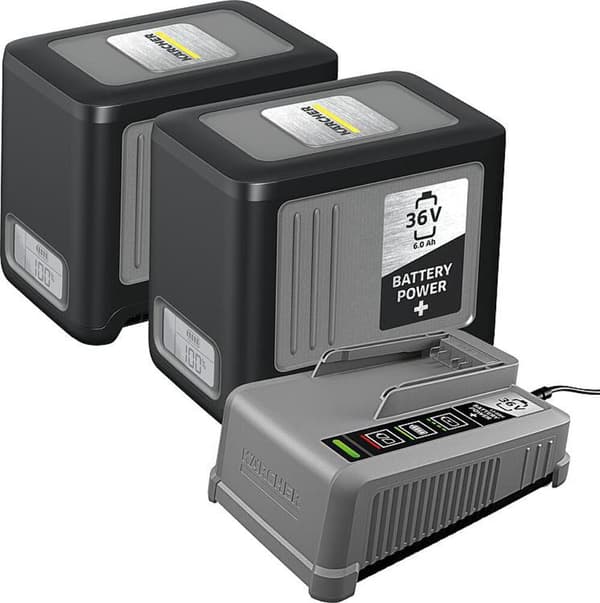 Batteri Karcher Power+ 36 V; 2x6,0 Ah + hurtigoplader Power +