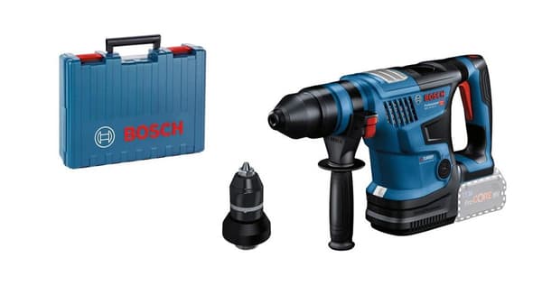 Batteridrevet borehammer Bosch GBH 18V-34 CF BITURBO Professional; 18 V; 5,8 J; SDS-Plus; (uden batteri og oplader)