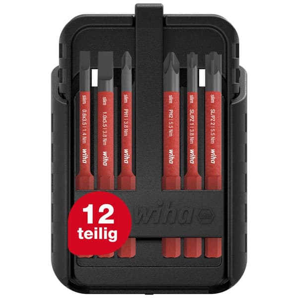 Bitssæt Wiha 43162; 12 stk.