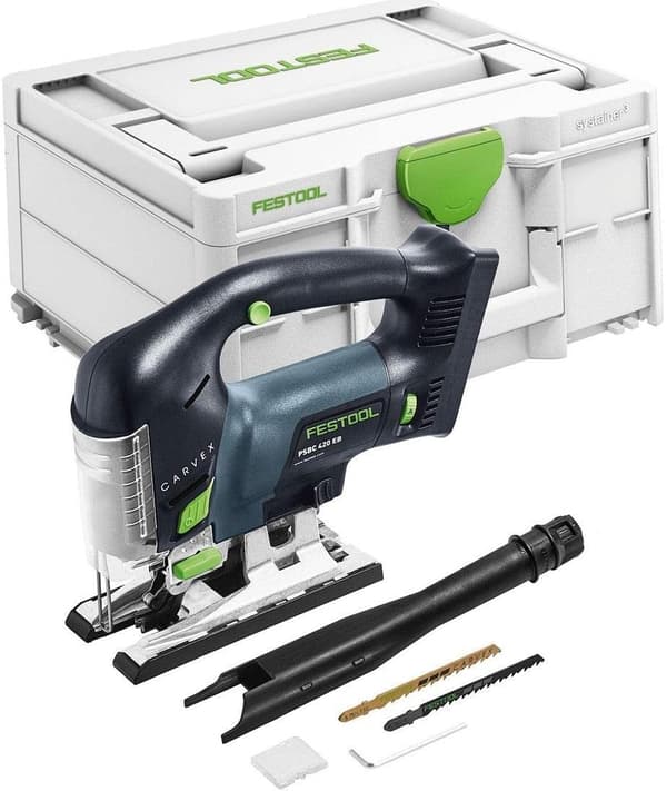 Akku stiksav Festool PSBC 420 EB-Basic CARVEX; 18 V; (uden batteri og oplader)