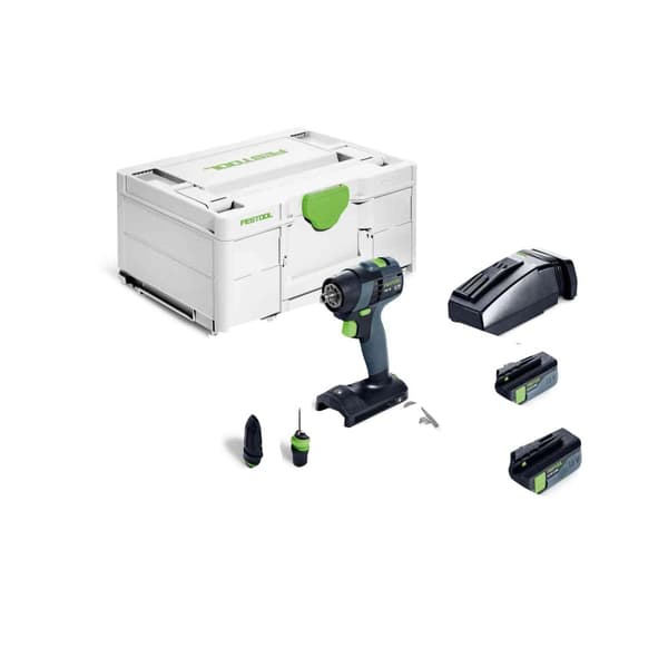 Skruemaskine Festool TXS 18 C 3,0-Plus 18 V; 2x3,0 Ah batt.