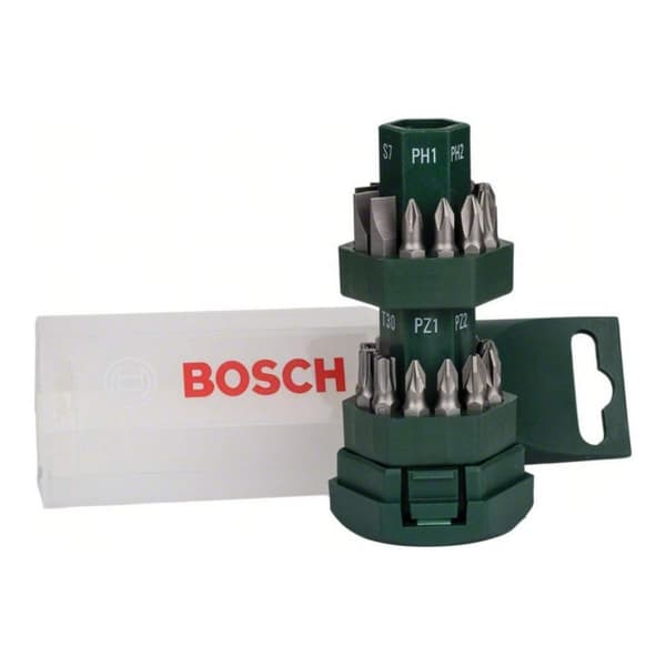 Bitssett PH; PZ; S; T; 24 stk. + megnetisk holder