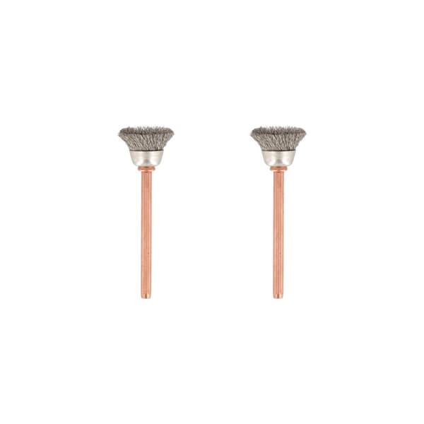 Børste rustfritt stål Dremel 531, 13,0 mm; 2 stk