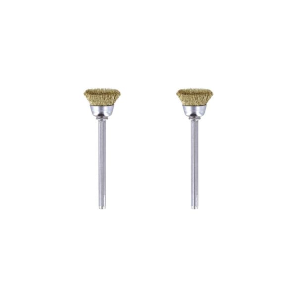 Messingbørste Dremel 536; 13 mm; 2 stk