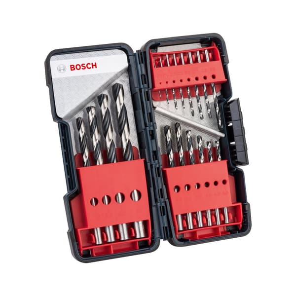 Metallborsett Bosch PointTeQ; 1-10 mm; 18 stk