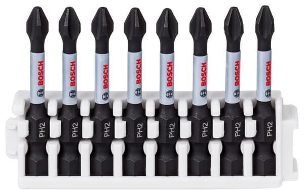Skrutrekkersett Bosch Impact Control; 8 stk