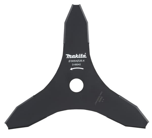 3 tannet metall kniv for ryddesag Makita; 305x25,4 mm; Z3
