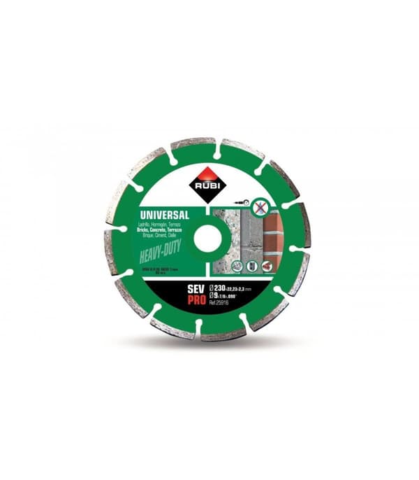 Diamantkappeskive Rubi SEV 230 PRO; 230 mm
