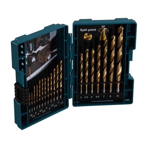 Metallborsett Makita D-67527; 1,5-10 mm; 19 stk