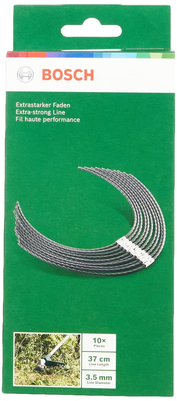 Trimmertråd Bosch F016800431; 10 stk