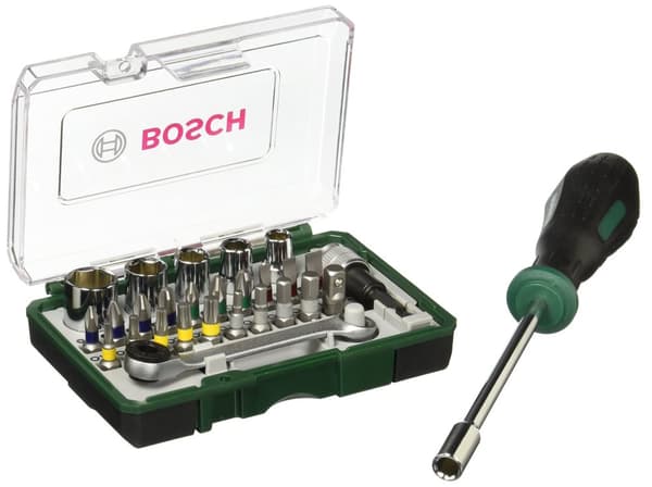 Skrutrekkersett Bosch 2607017331; 28 stk