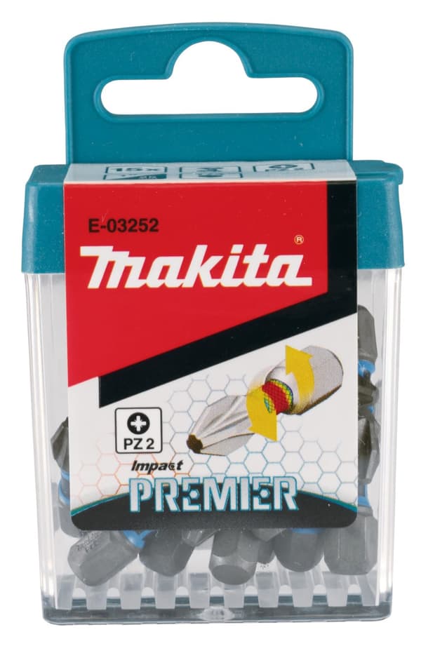 Impulssvingende dyse Makita; PZ2; 25 mm; 15 stk