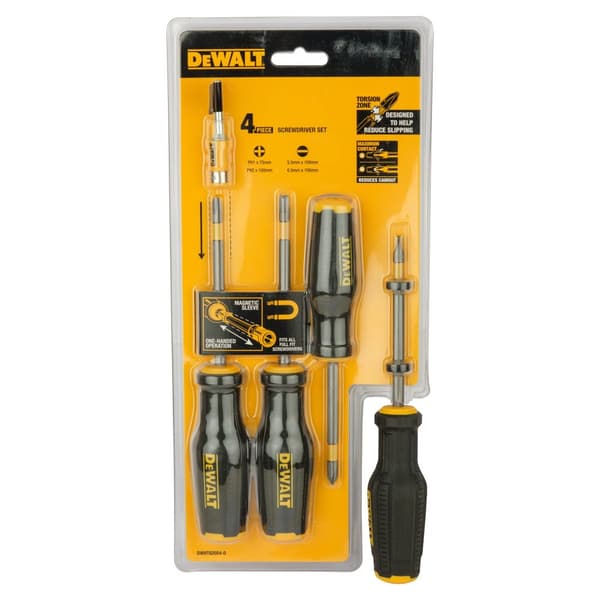 Skrutrekkersett DeWalt DWHT62054; 4 stk