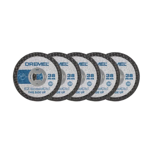 SpeedClic kappeskiver for plast Dremel SC476, 38,0 mm; 5 stk