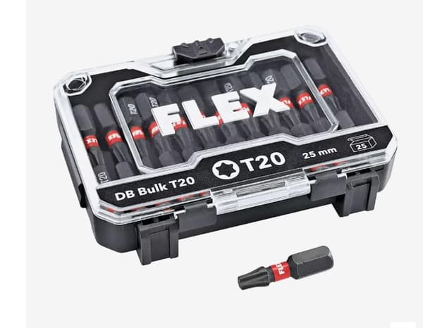 Skrutrekkersett Flex 530489; 25 stk