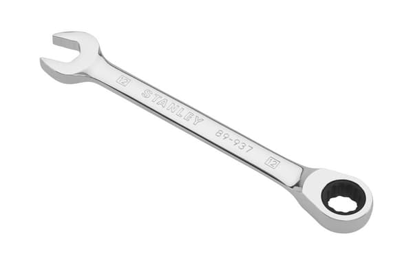 Fastnøkkel med skralle Stanley; 12 mm