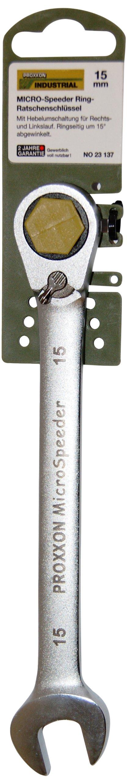 Fastnøkkel med skralle Proxxon MicroSpeeder; 15 mm