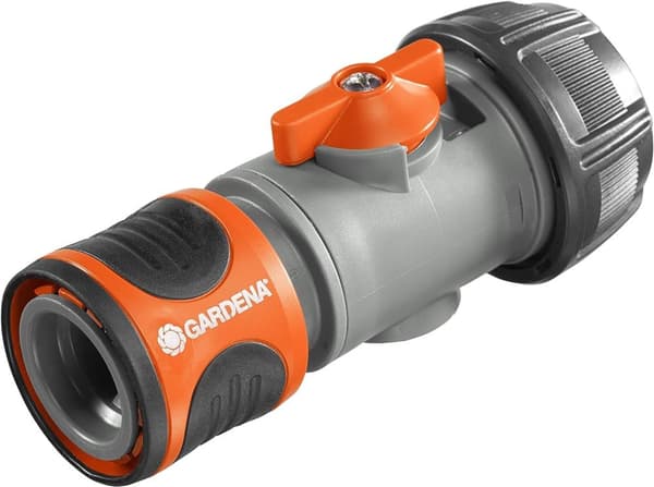 Adapter for slange Gardena 2943-20; 19 mm; med ventil