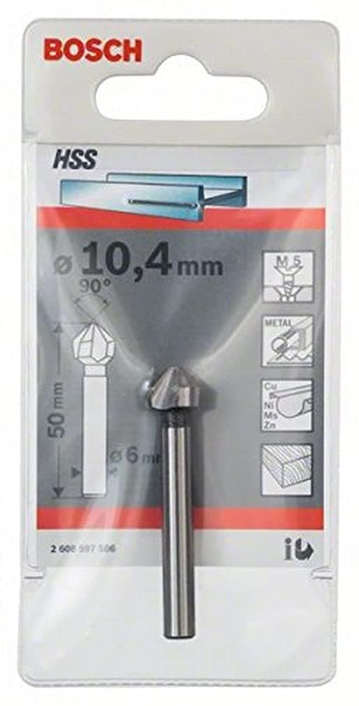Konisk freser Bosch 2608597506; 10,4x50 mm