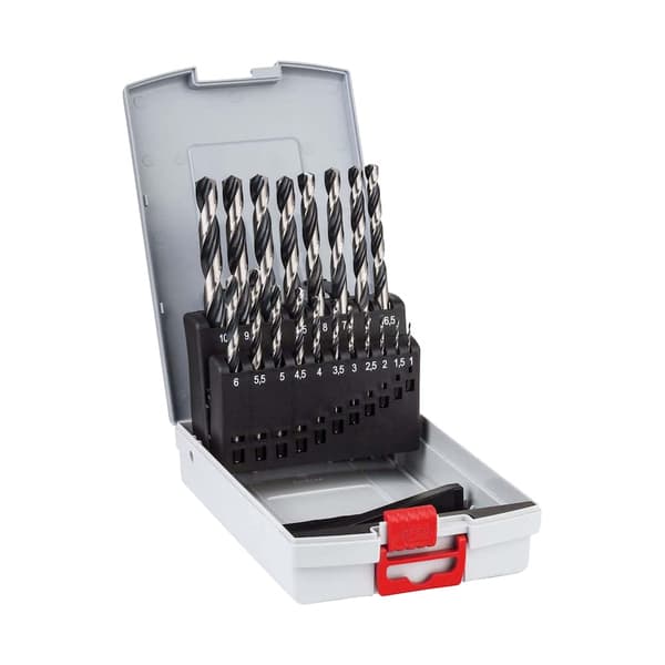 Metallborsett Bosch PointTeQ; 1-10 mm; 19 stk