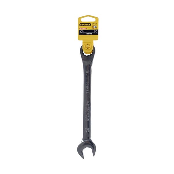 Fastnøkkel med skralle Stanley; 19 mm
