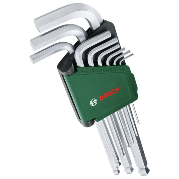 Unbrakonøkler Bosch 1600A02BX9; 9 stk