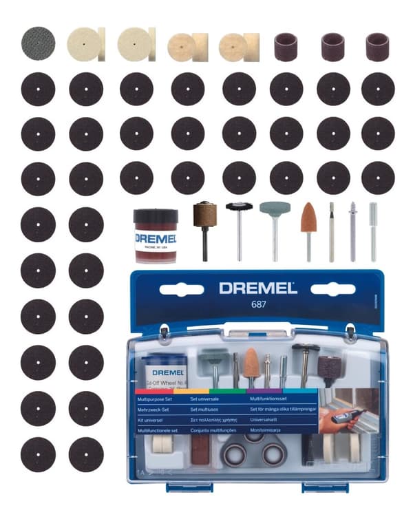 Flerfunksjonssett Dremel 687