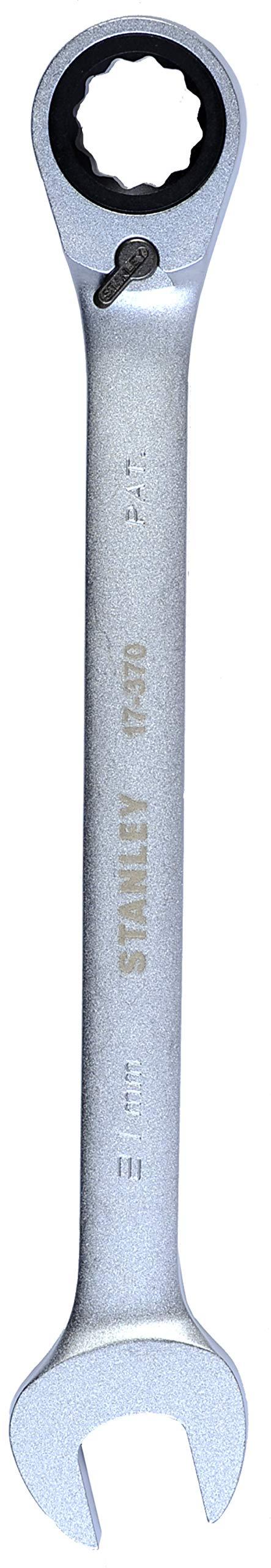 Fastnøkkel med skralle Stanley 1-17-370; 21 mm
