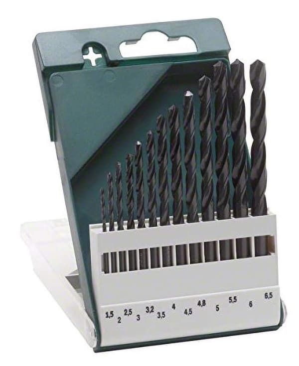 Metallborsett Bosch HSS-G; 1,5-6,5 mm; 13 stk