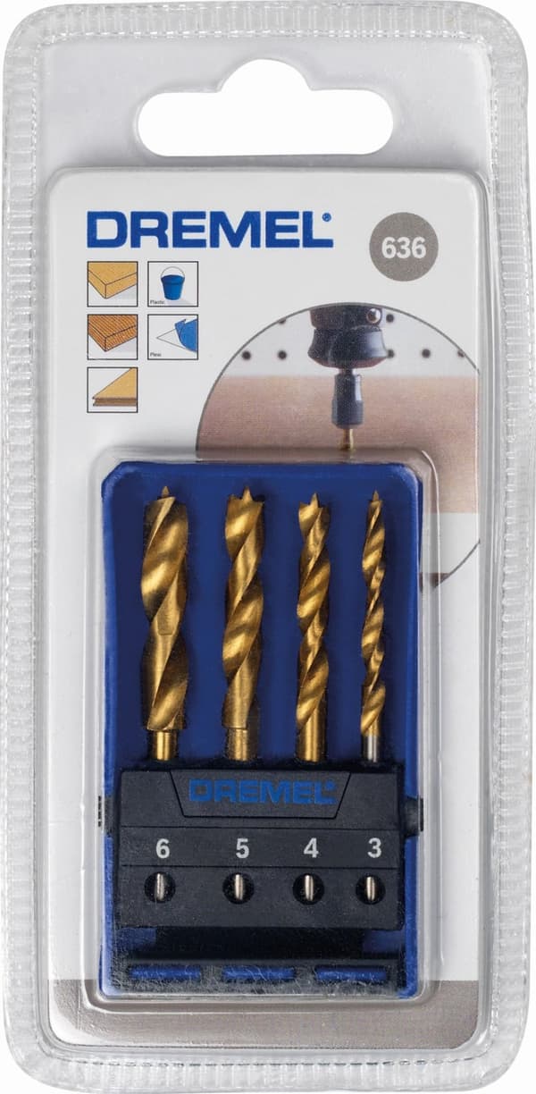 Treborsett Dremel 636, 3, 4, 5, 6 mm