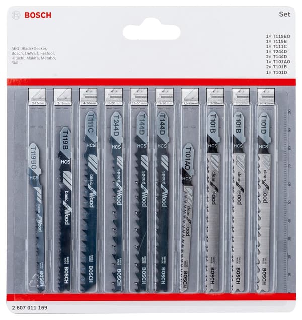 Stikksagblad Bosch Wood Expert; 10 stk