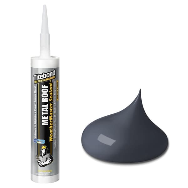 Tetningsmasse for tak Titebond WeatherMaster; 61121A; 300ml svart