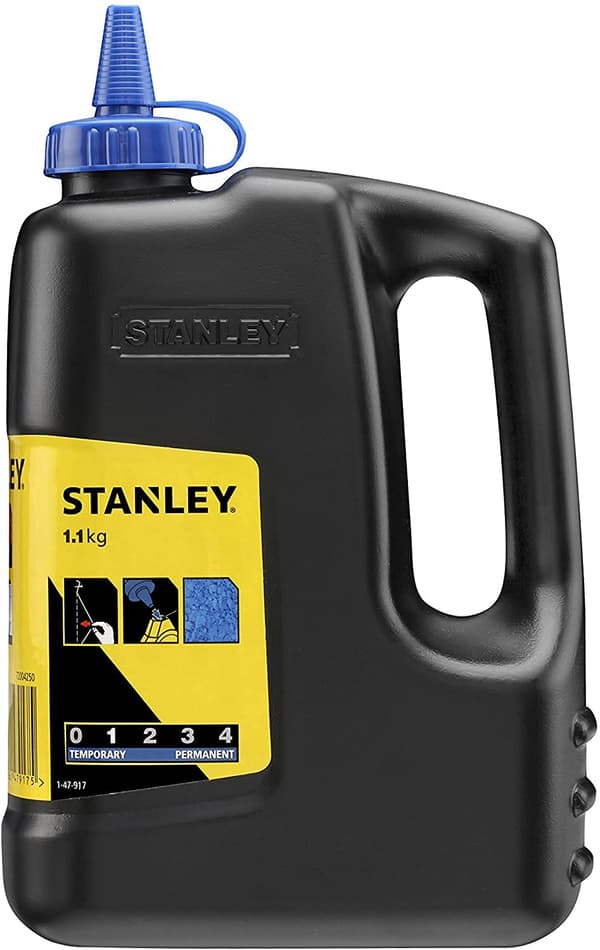 Merkekritt til påfyll av krittsnor / målebånd Stanley; 1100 g; blå