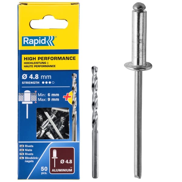 Nagler Rapid; Ø4,8 mm; 12 mm; 50 stk