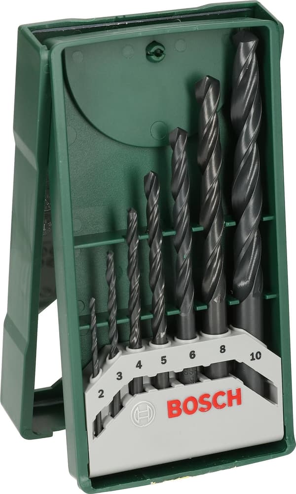 Metallborsett Bosch Mini X-Line; 2-10 mm; 7 stk