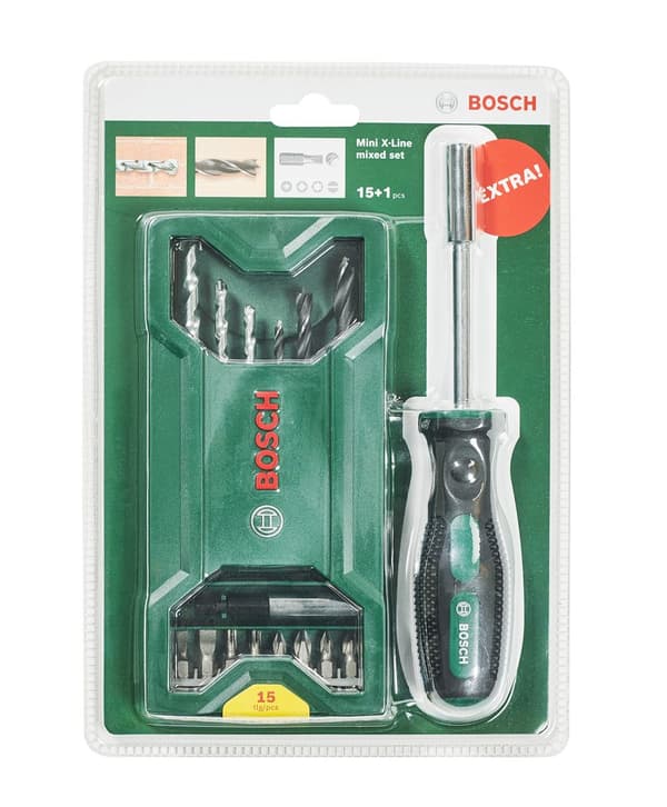 Bor- og skrutrekkersett Bosch 2607017654; 16 stk